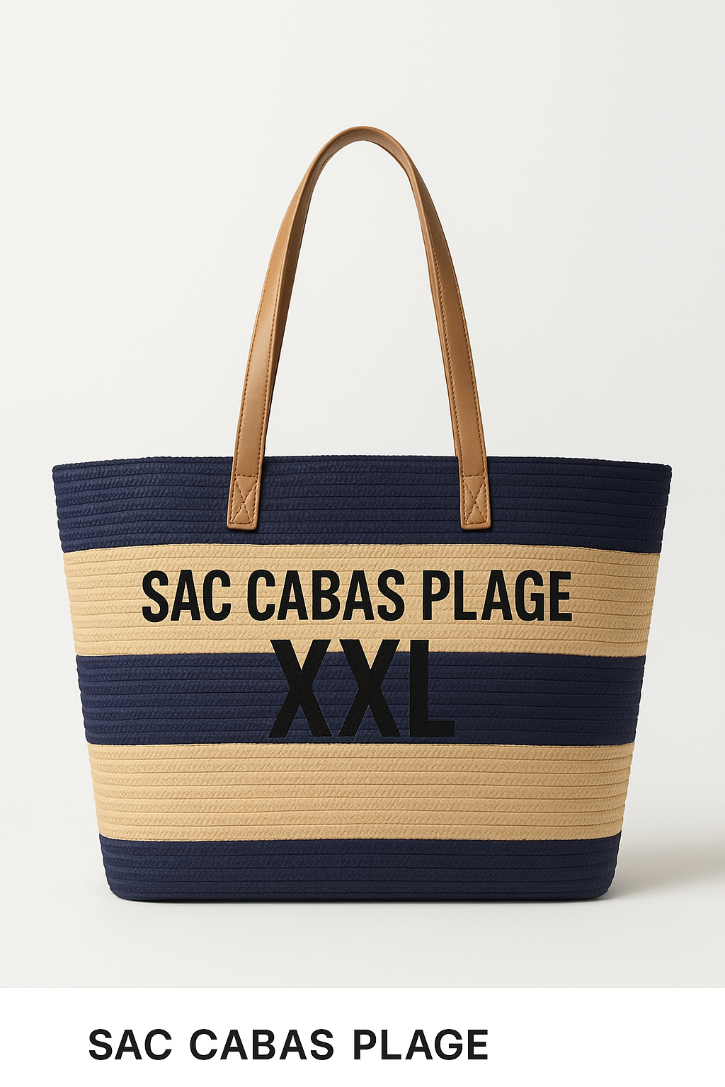 Sac Cabas Plage XXL - Tote Bag Été Grande Capacité
