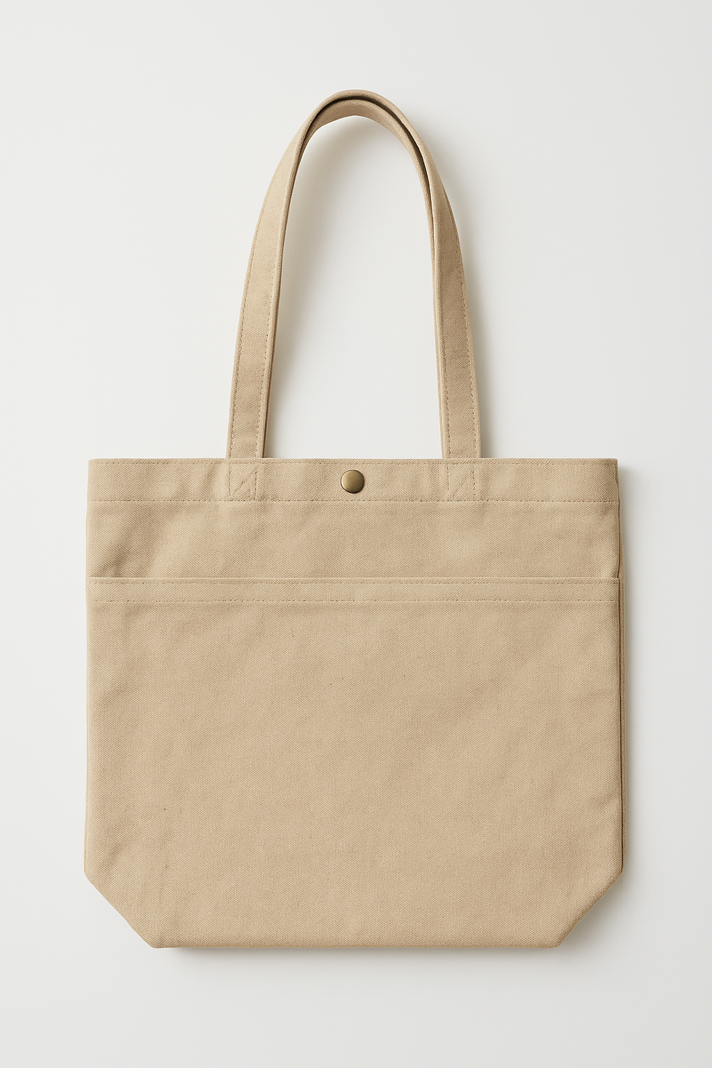 Sac Cabas Toile Canvas Beige - Grand Format Quotidien