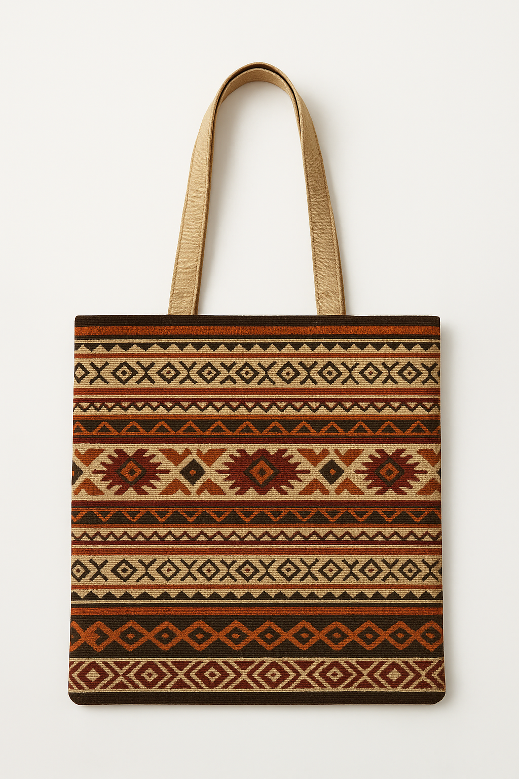 Tote Bag Bohème Ethnique - Sac Cabas Motifs Tribaux