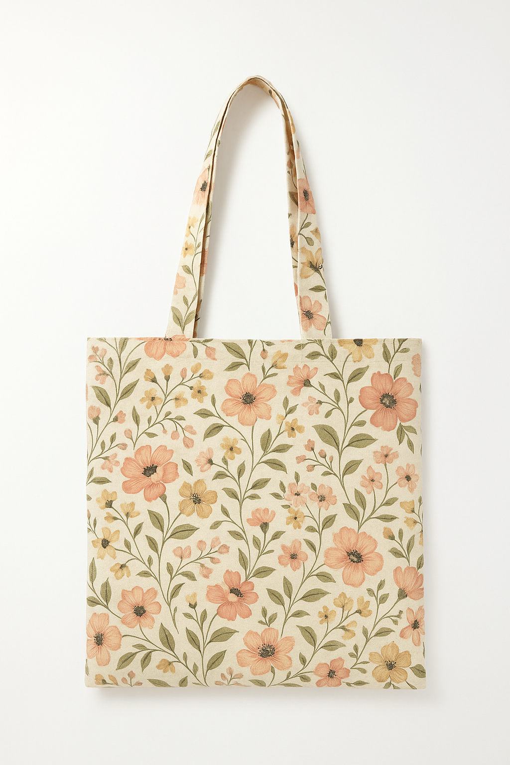 Tote Bag Fleuri Printemps - Motif Floral Élégant
