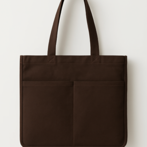 Sac Cabas Double Poche - Tote Bag Rangement Pratique