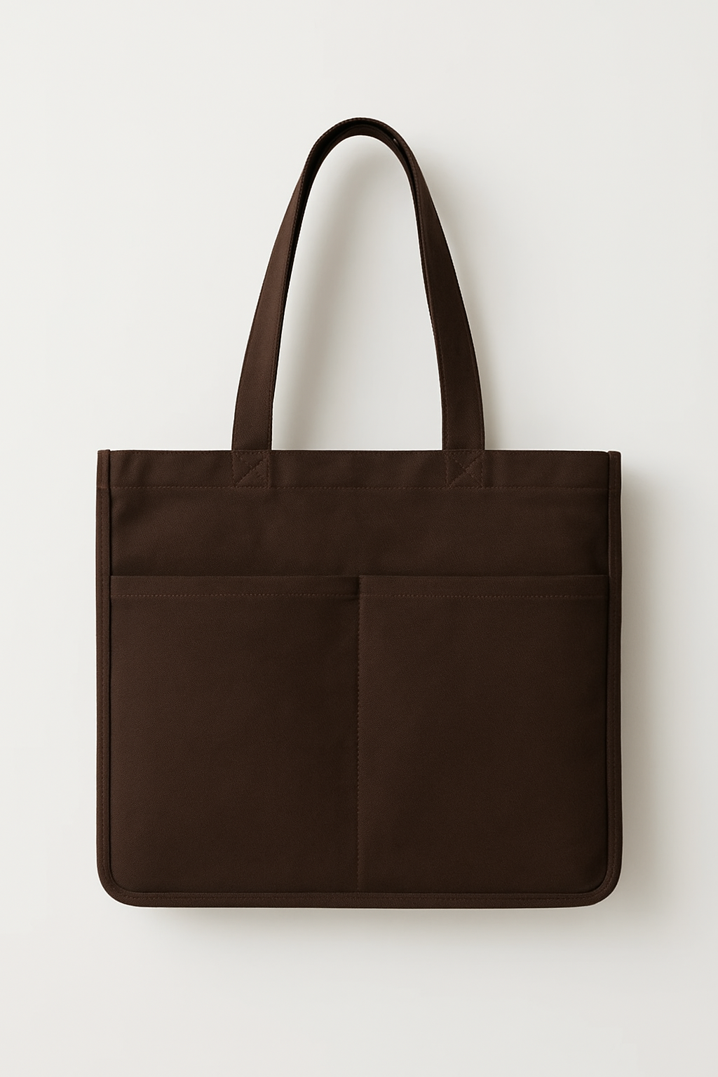 Sac Cabas Double Poche - Tote Bag Rangement Pratique