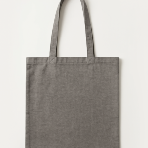 Sac Cabas Gris Chiné - Tote Bag Neutre Polyvalent