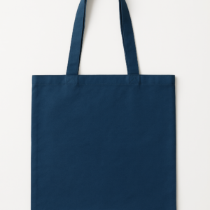 Tote Bag Bleu Canard - Sac Cabas Couleur Profonde