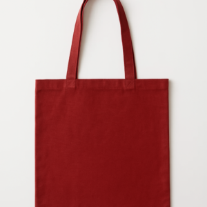 Tote Bag Noël Flocons - Sac Cabas Fêtes Hiver Rouge