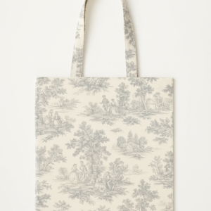 Tote Bag Toile Cirée - Sac Cabas Enduit Imperméable